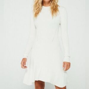 Flawed Cushnie et Ochs Crepe Dress White 4
